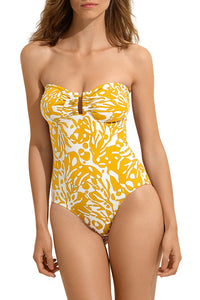 Maillot une pièce bustier Cuttlefish - Coralsand Paillettes