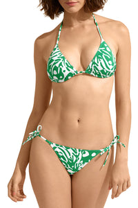 Haut de maillot triangle Starfish - Coralsand Green