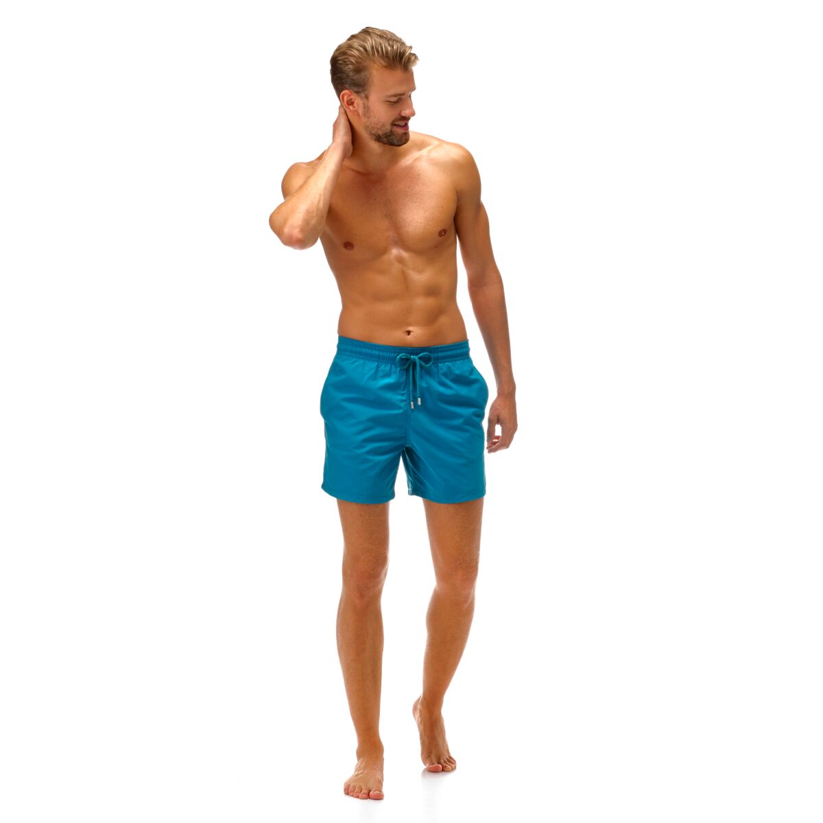 BLEU DE PRUSSE MAILLOT DE BAIN MOOREA HOMME