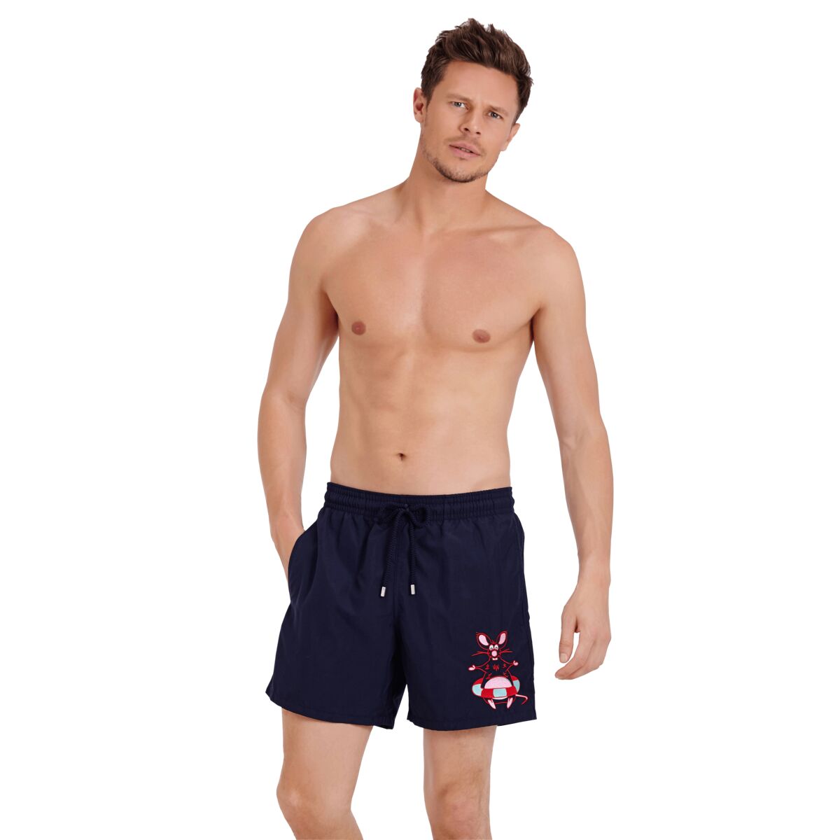 BLEU MARINE MAILLOT DE BAIN MOTU HOMME