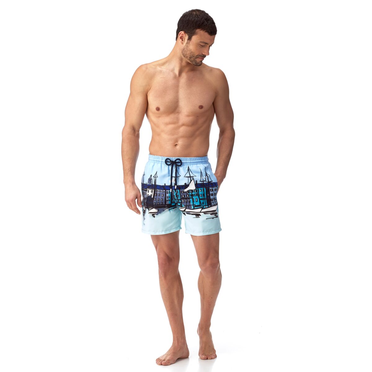 BLEU GIVRE MAILLOT DE BAIN MOOPEA HOMME