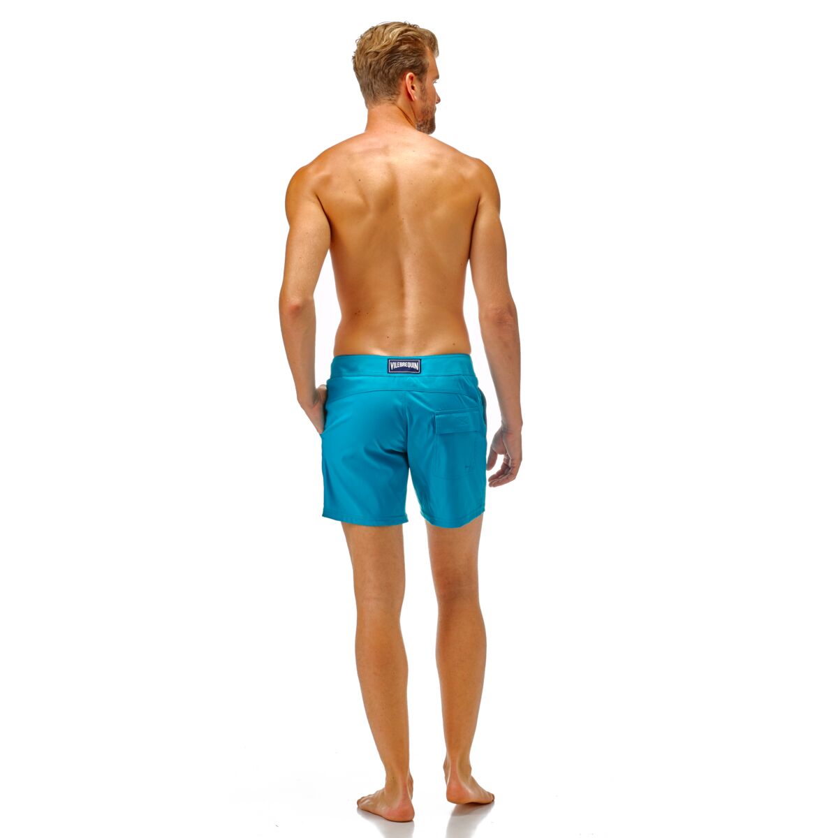 BLEU DE PRUSSE MAILLOT DE BAIN MERISE HOMME