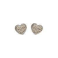 Boucles d'oreilles Sabbia en Or Rose 18K & Diamant Brun