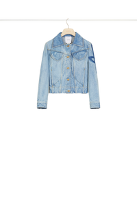 Veste en denim bio - Blueberry