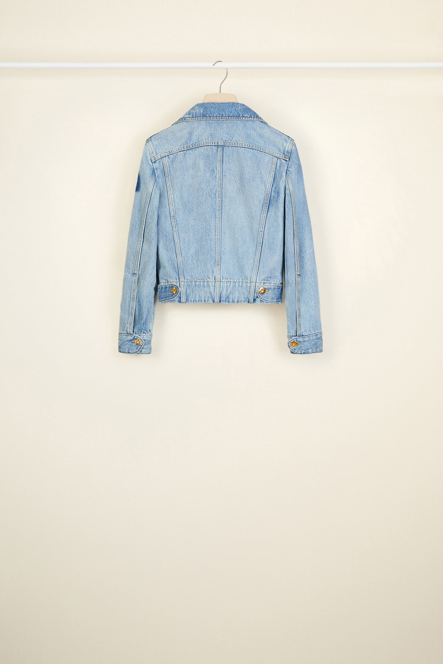 Veste en denim bio - Blueberry