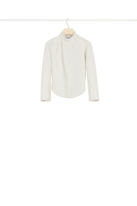 Veste d'escrime en lin et soie - Crème