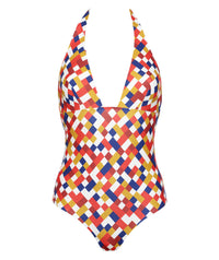 Maillot une pièce triangle Genius - Mosaic