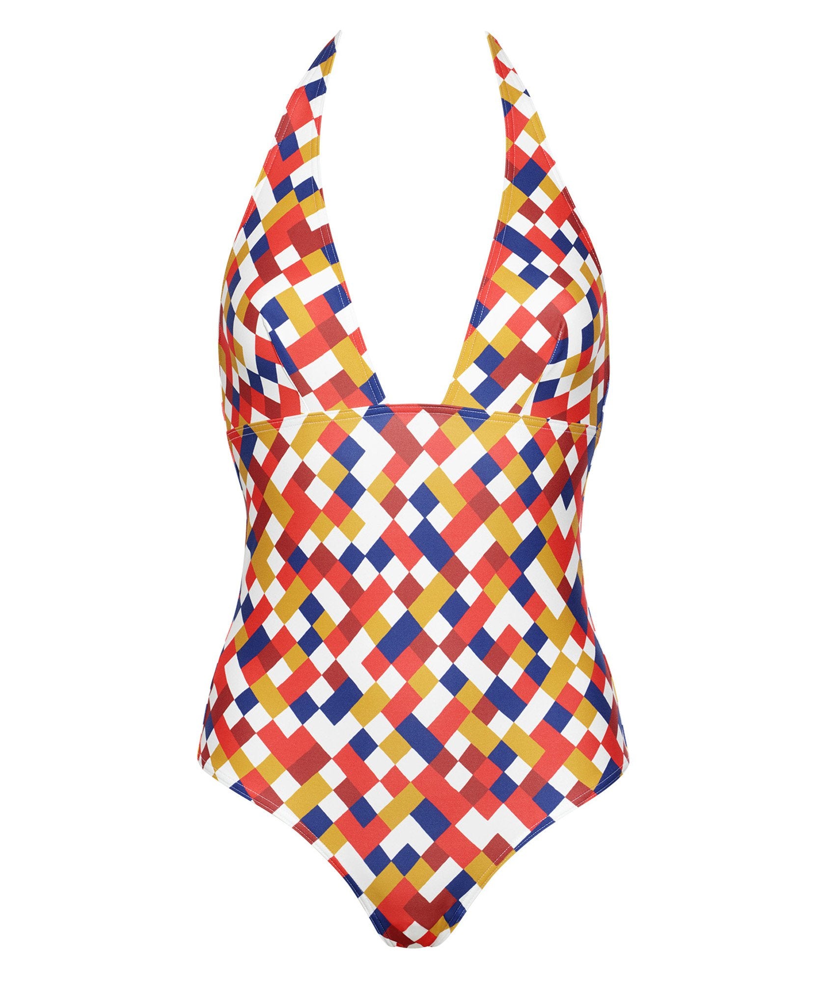 Maillot une pièce triangle Genius - Mosaic