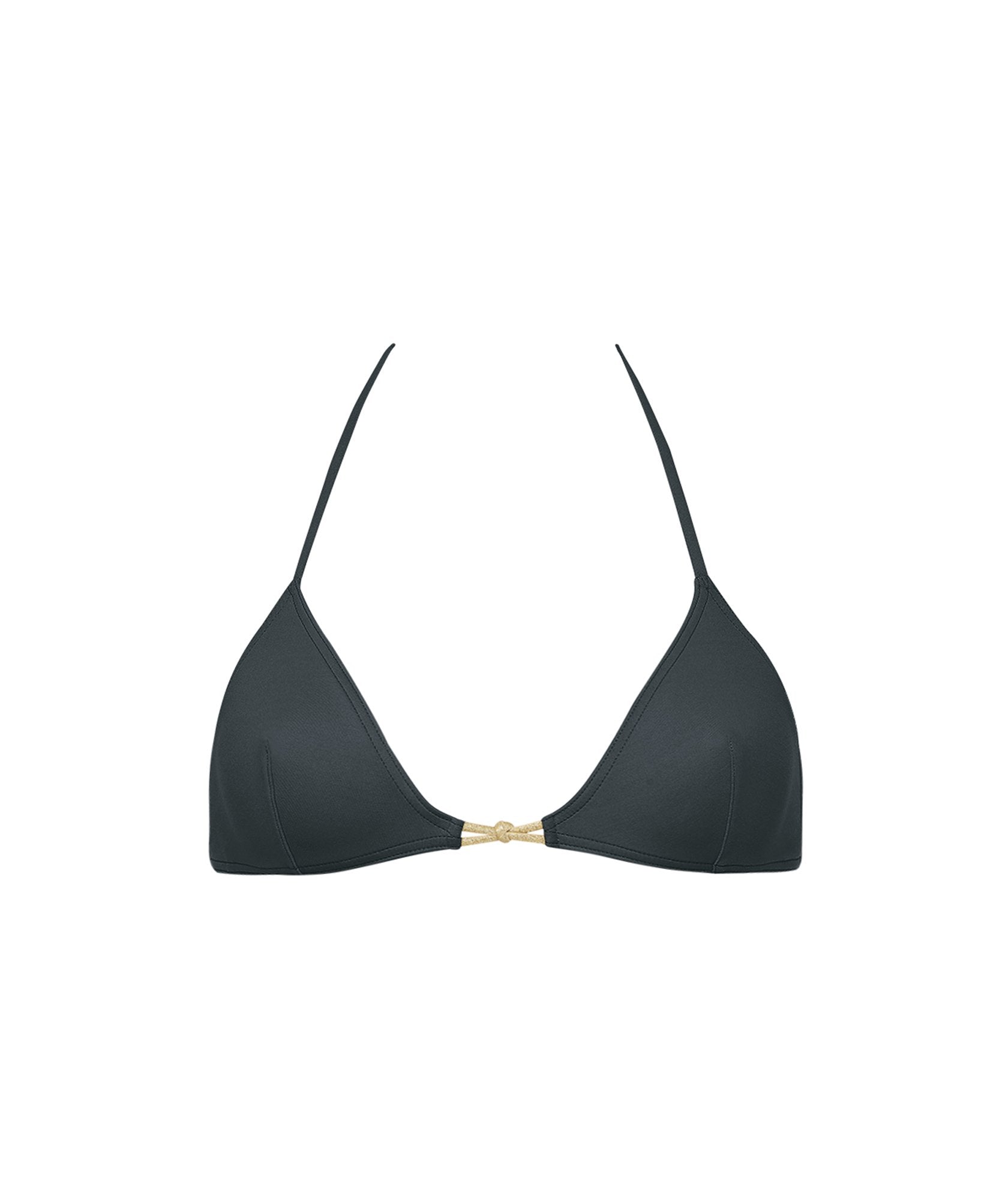 Haut de maillot triangle Silky - Caviar & Doré