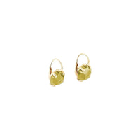 Boucles d'oreilles Lola en Or Rose 18K & Quartz Citron