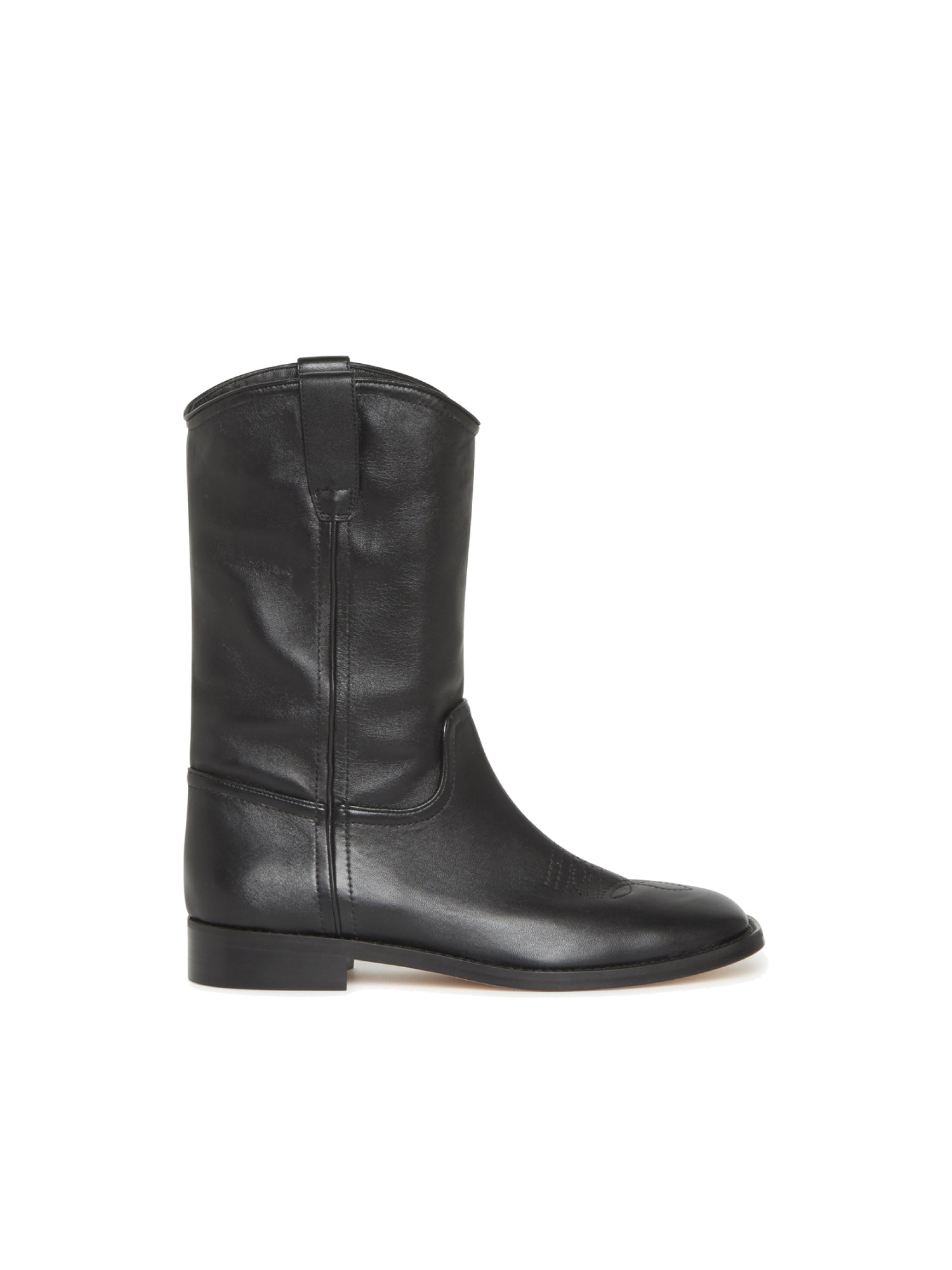 Bottines A.Ferretti en cuir - Noir