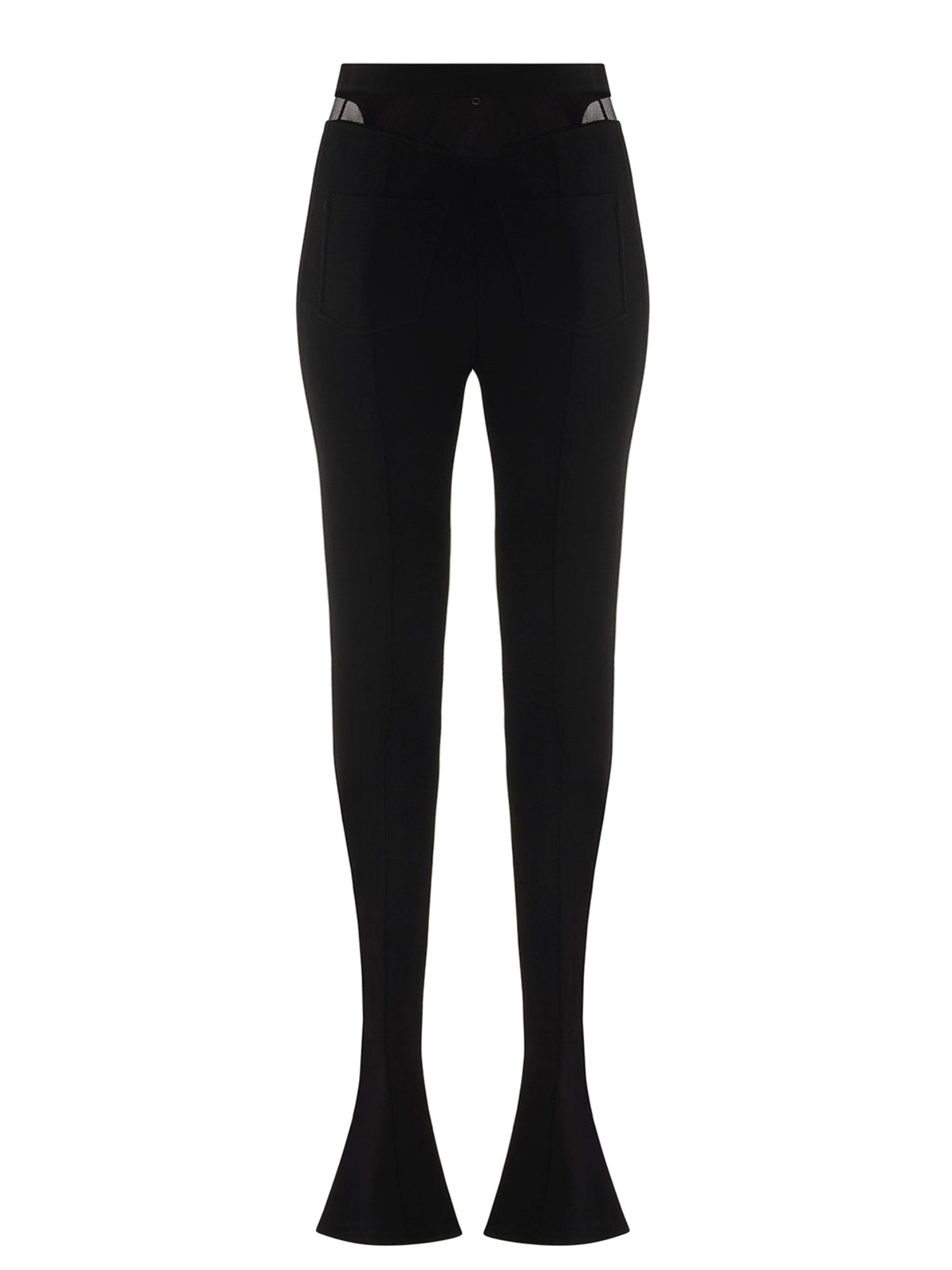 Legging illusion évasé - Noir