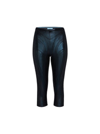 Cyclistes en jersey embossé brillant - Noir