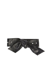 Ceinture Rossy en cuir - Black