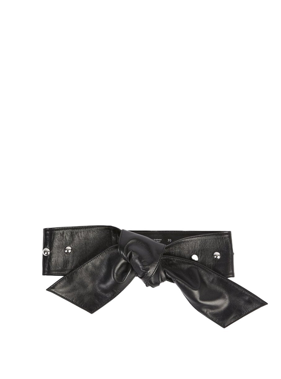 Ceinture Rossy en cuir - Black