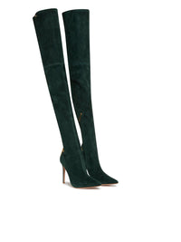 Cuissardes E.Franchi Star en daim - Vert