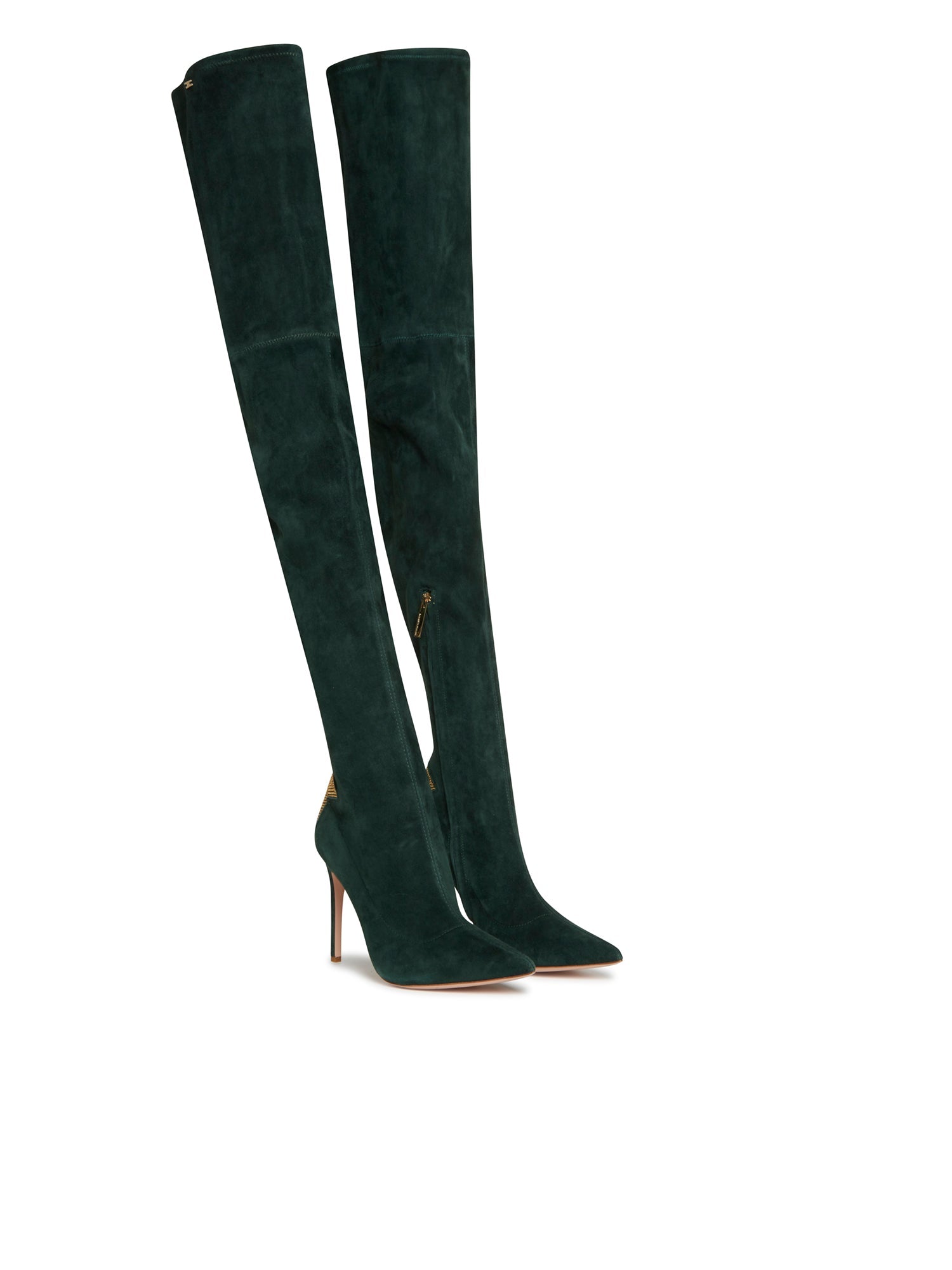 Cuissardes E.Franchi Star en daim - Vert