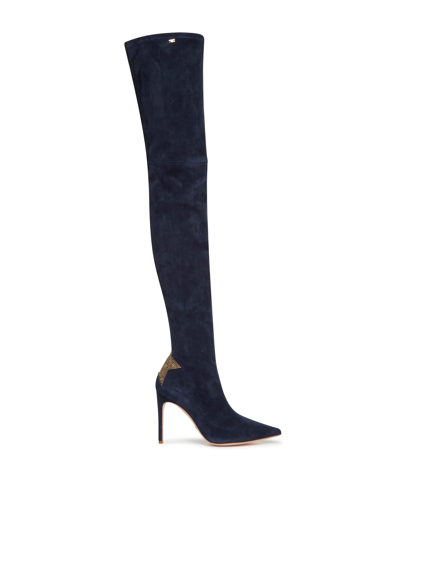 Cuissardes E.Franchi Star en daim - Bleu
