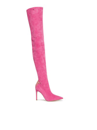 Cuissardes E.Franchi Star en daim - Rose