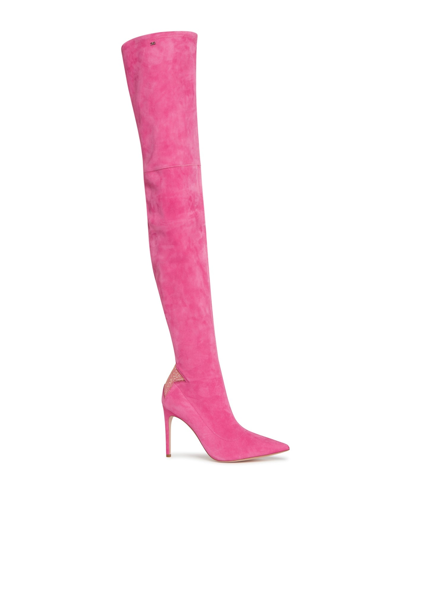 Cuissardes E.Franchi Star en daim - Rose