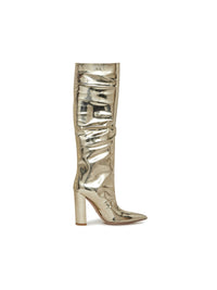 Bottes E.Franchi effet froissé - Or