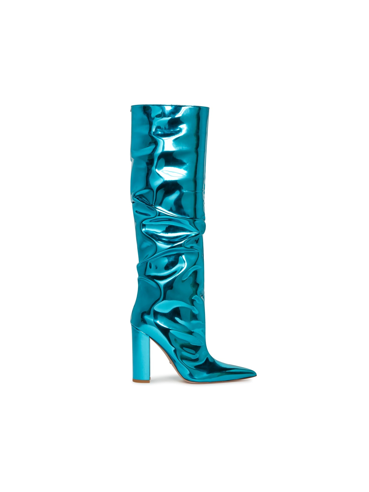 Bottes E.Franchi effet froissé - Bleu