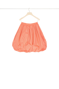 Jupe boule en faille - Mandarine