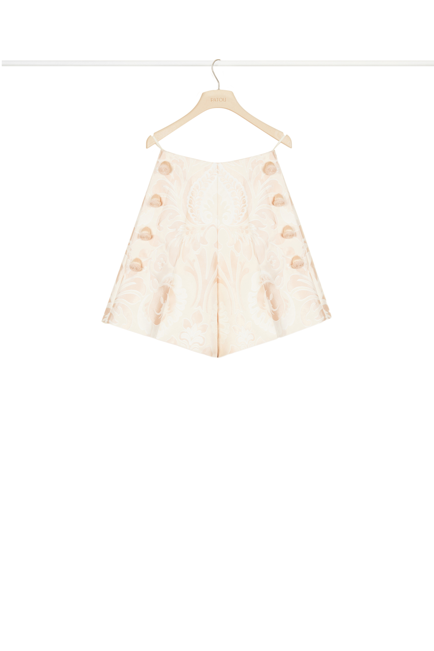 Short taille haute en jacquard - Fleur de Pêche