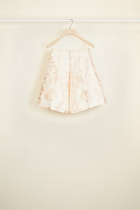 Short taille haute en jacquard - Fleur de Pêche