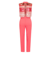 Combinaison E.Franchi tie and dye en sequins - Rose