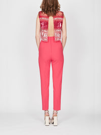 Combinaison E.Franchi tie and dye en sequins - Rose