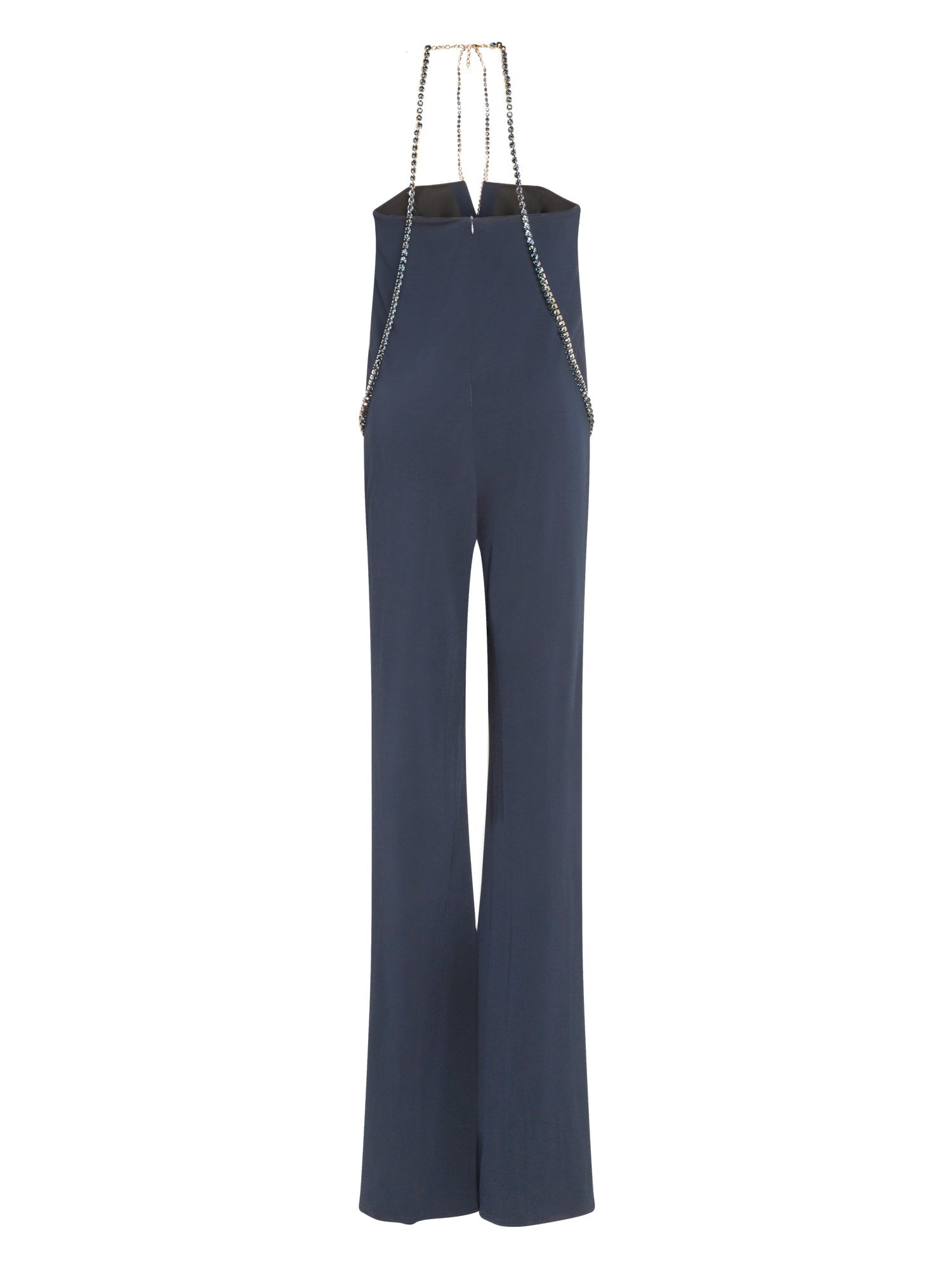 Combinaison E.Franchi décolleté en perles - Bleu