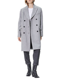 Manteau Argus en laine - Grey