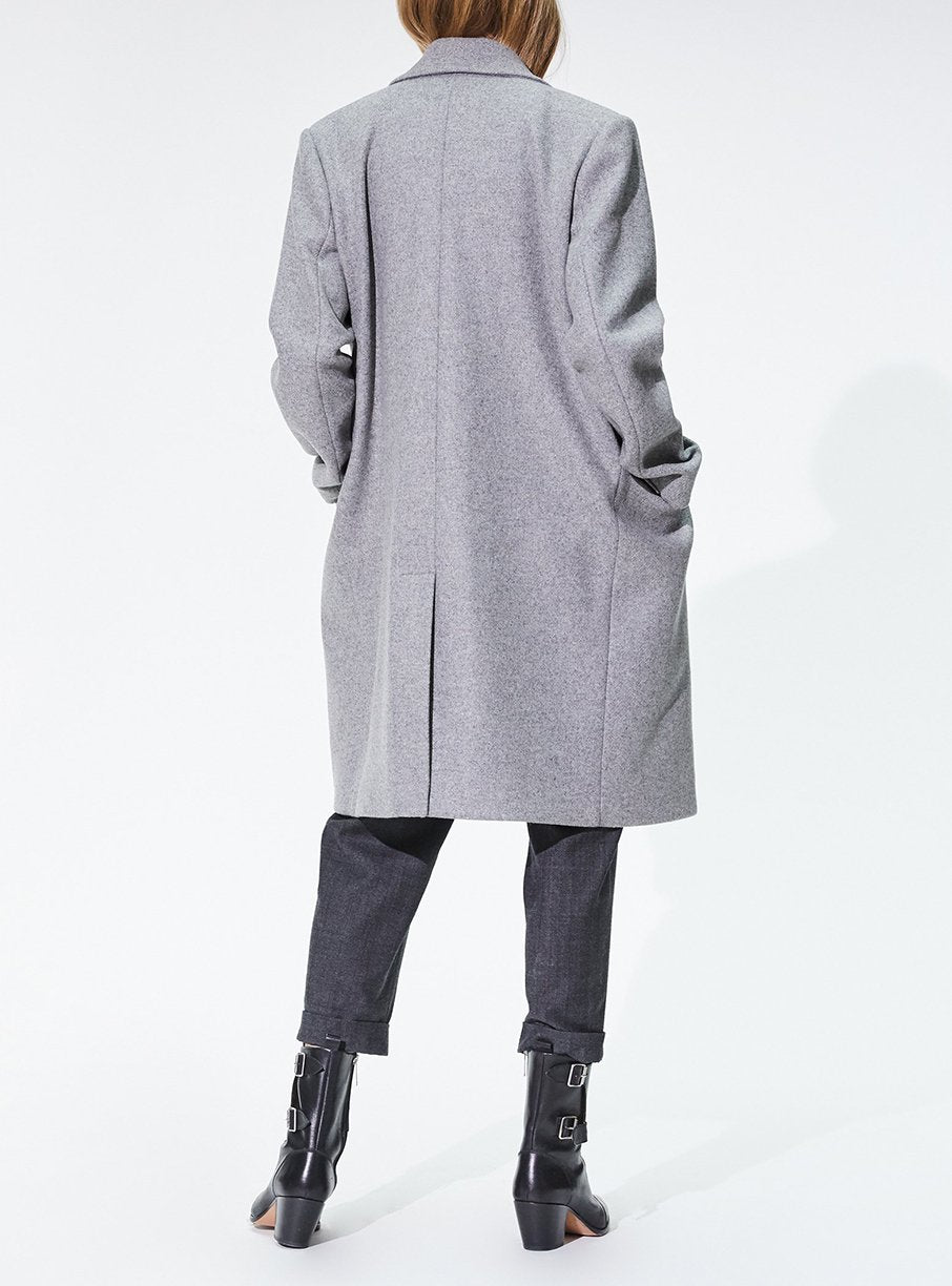 Manteau Argus en laine - Grey