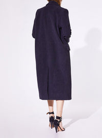 Manteau Delos en laine - Dark Grey