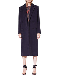 Manteau Delos en laine - Dark Grey