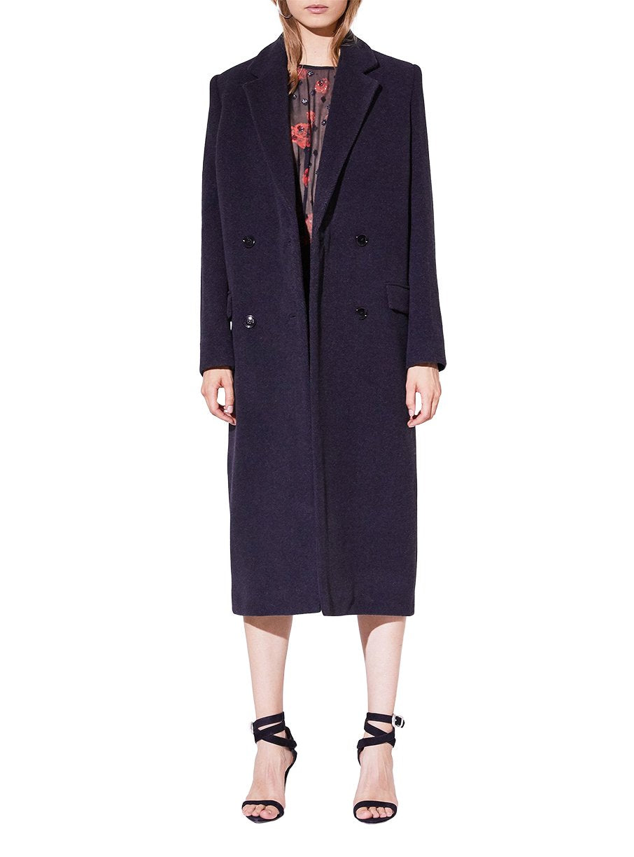 Manteau Delos en laine - Dark Grey