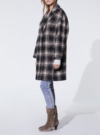Manteau Karsh - Black & Ecru