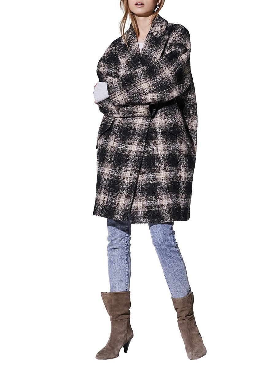 Manteau Karsh - Black & Ecru
