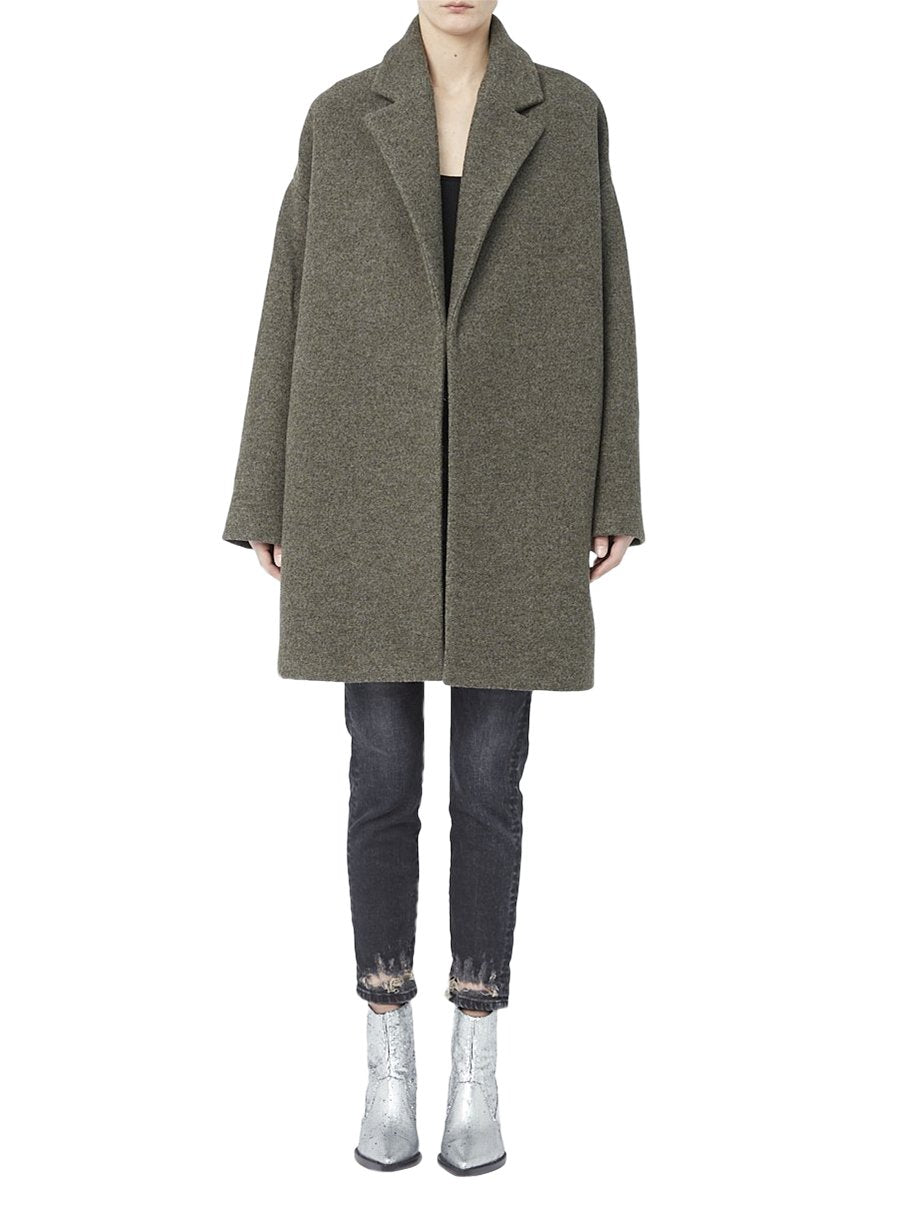 Manteau Mineri en laine - Anthracite