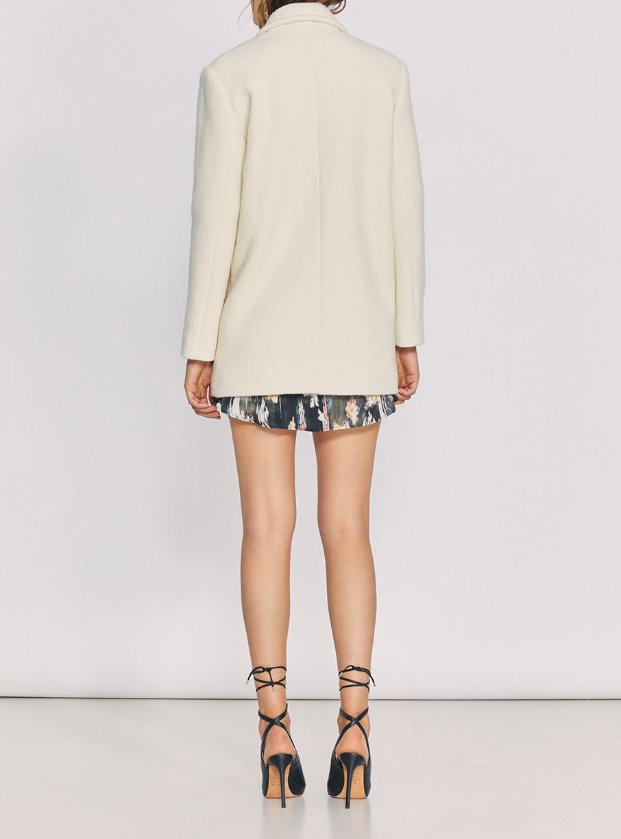 Manteau Tolvak en laine - Ecru