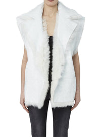 Peau Lainée Olair en cuir - White