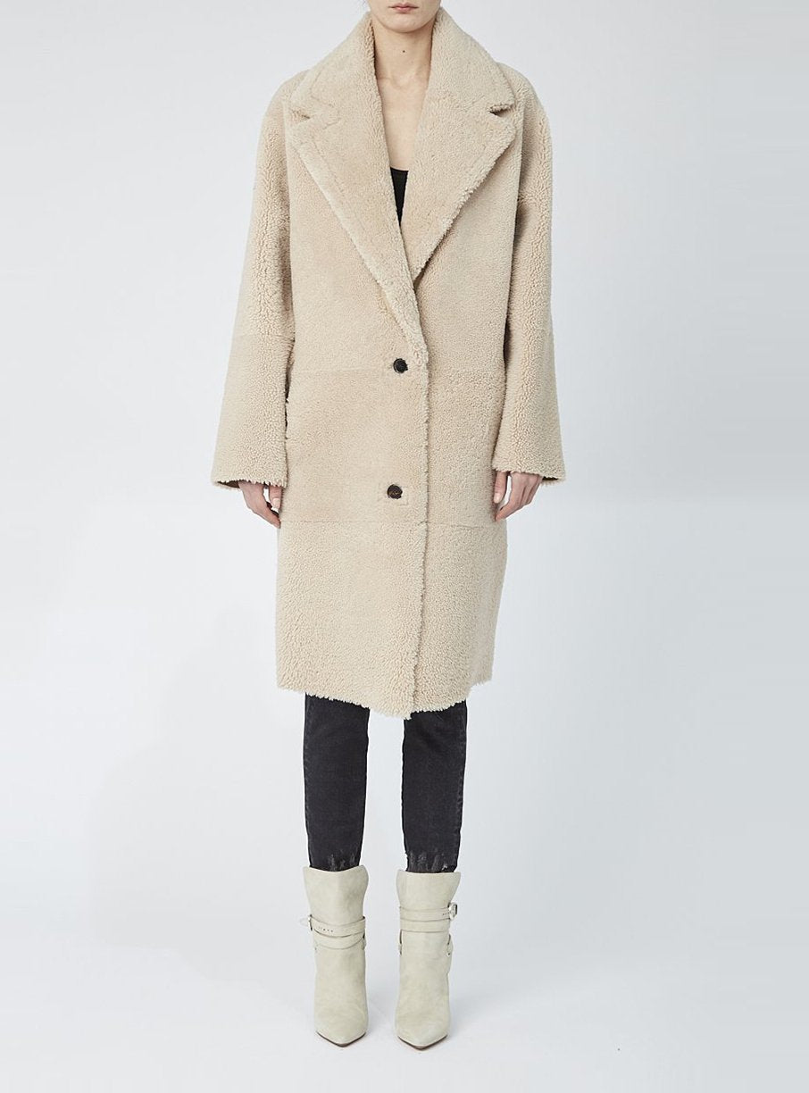 Peau Lainée Osoryx en cuir - Beige