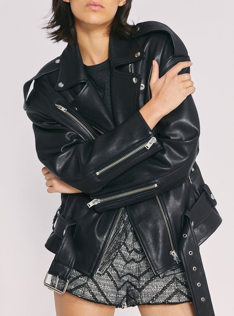 Perfecto Arbok en cuir - Black