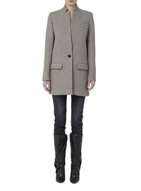 Manteau Kynos en laine - Taupe