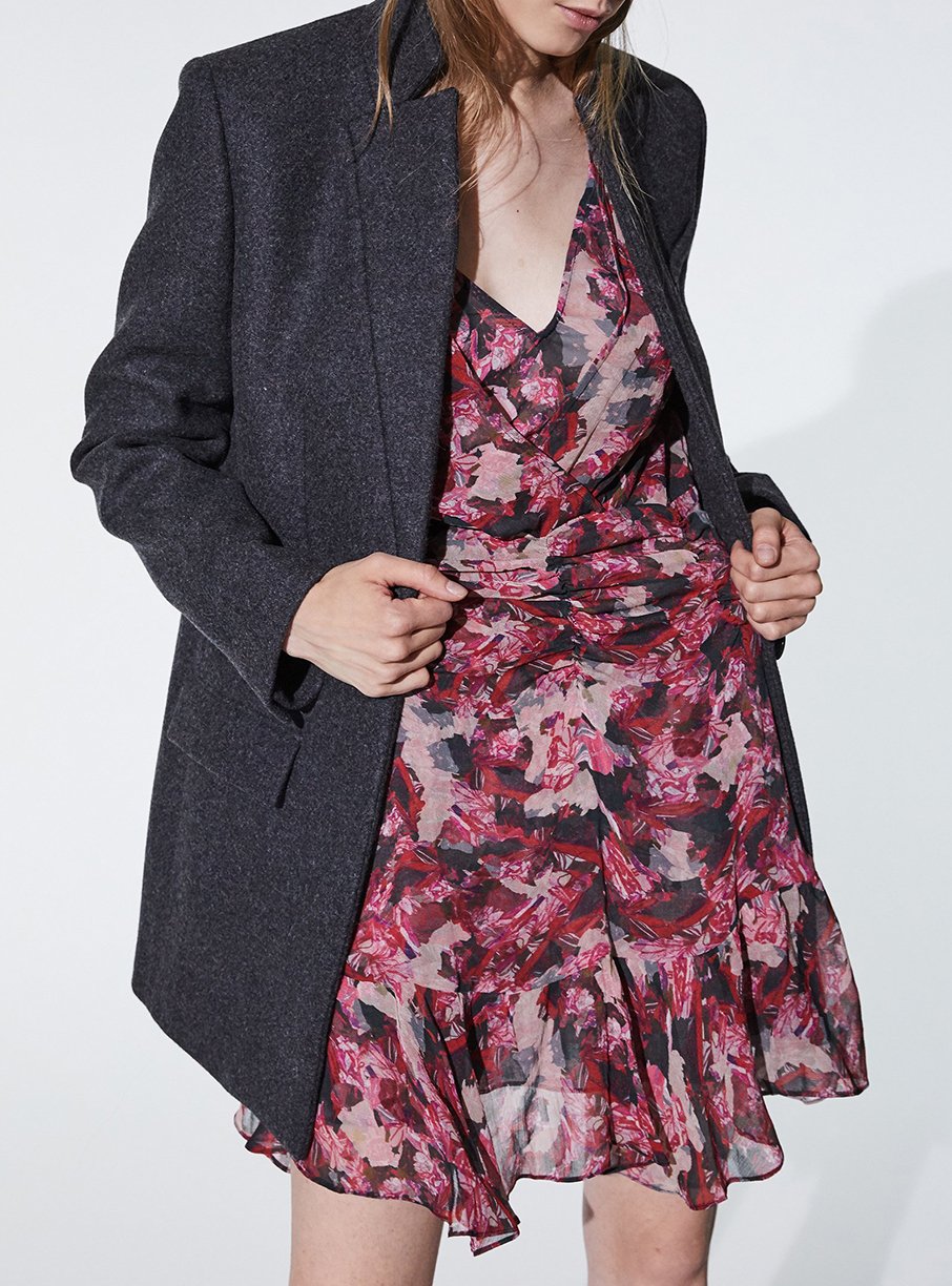 Manteau Kynos en laine - Anthracite