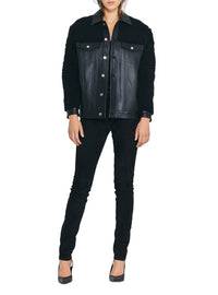 Veste Novus en cuir - Black