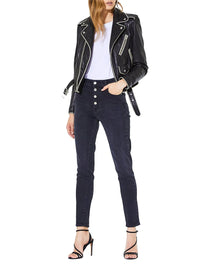 Perfecto Allumy en cuir - Black