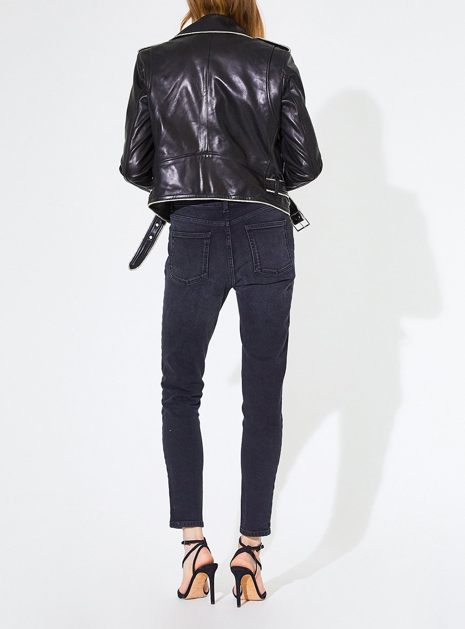 Perfecto Allumy en cuir - Black