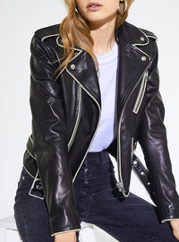 Perfecto Allumy en cuir - Black